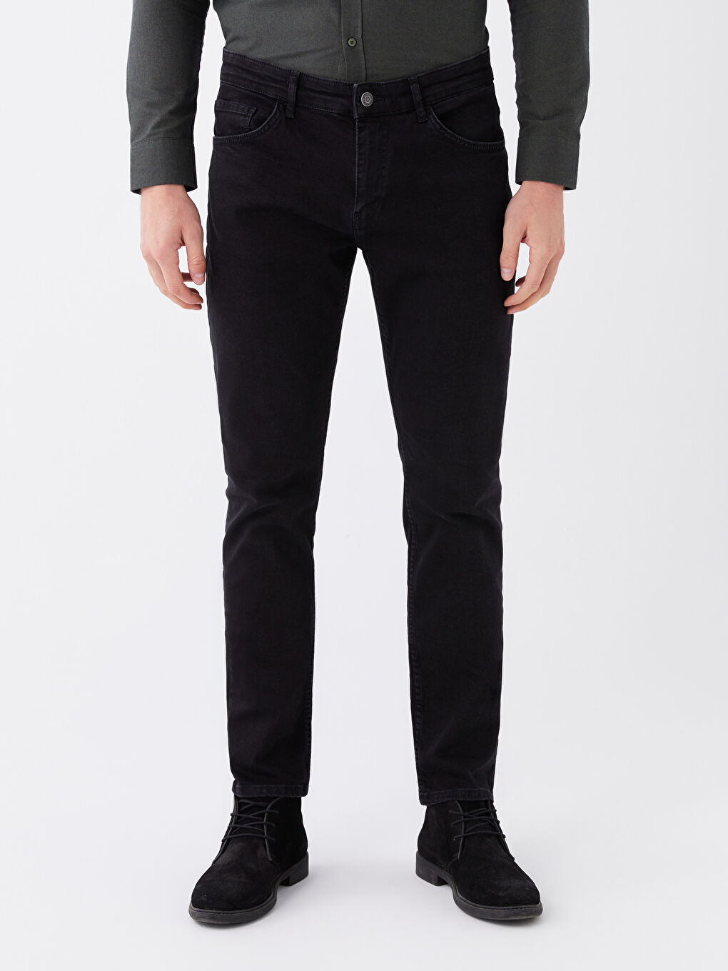 Siyah 750 Slim Fit Erkek Jean Pantolon-2