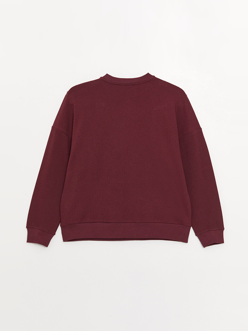 Crew Neck Printed Long Sleeve Oversize Women's Sweatshirt-6