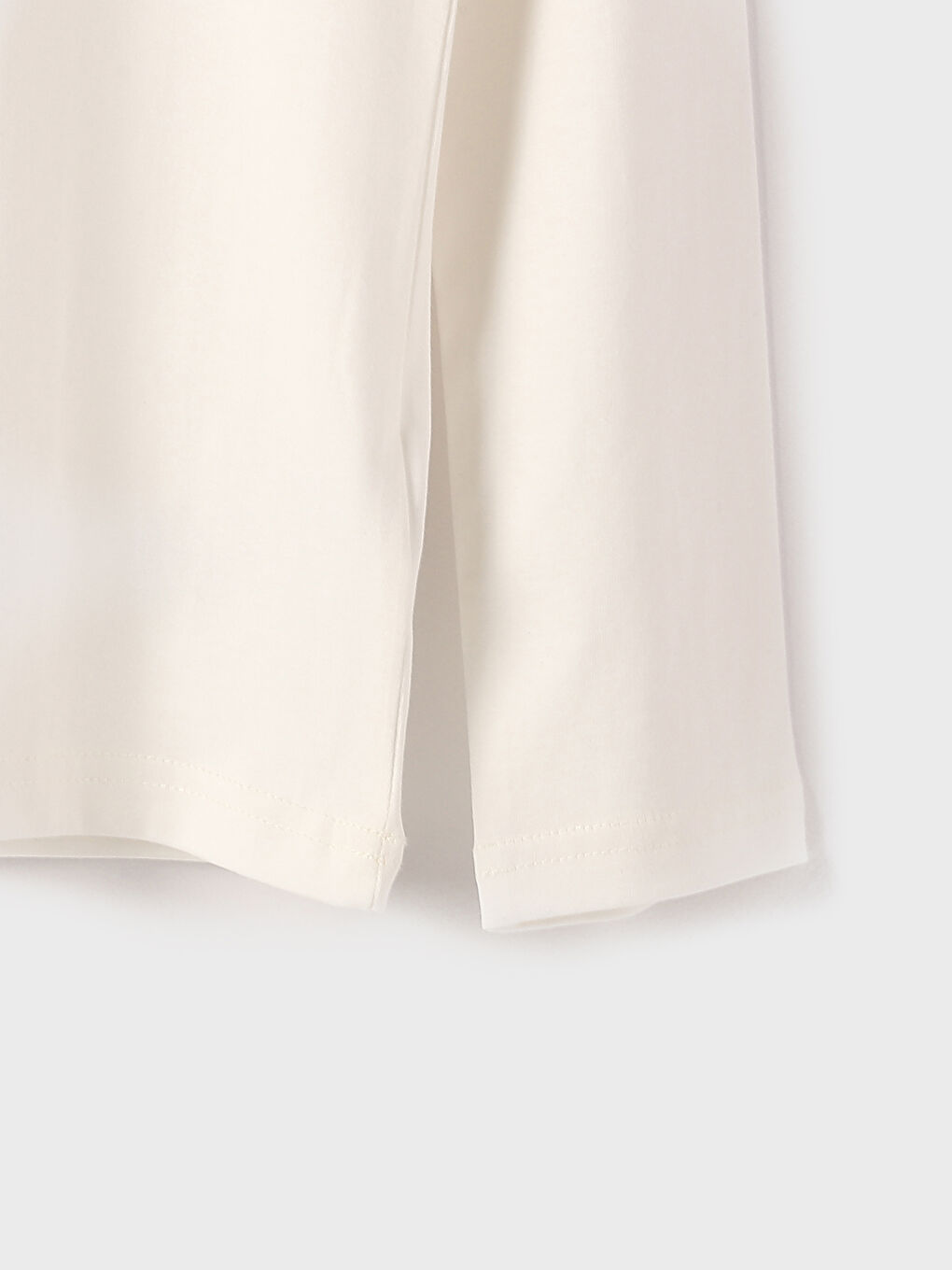 Crew Neck Printed Long Sleeve Girls' T-Shirt-1