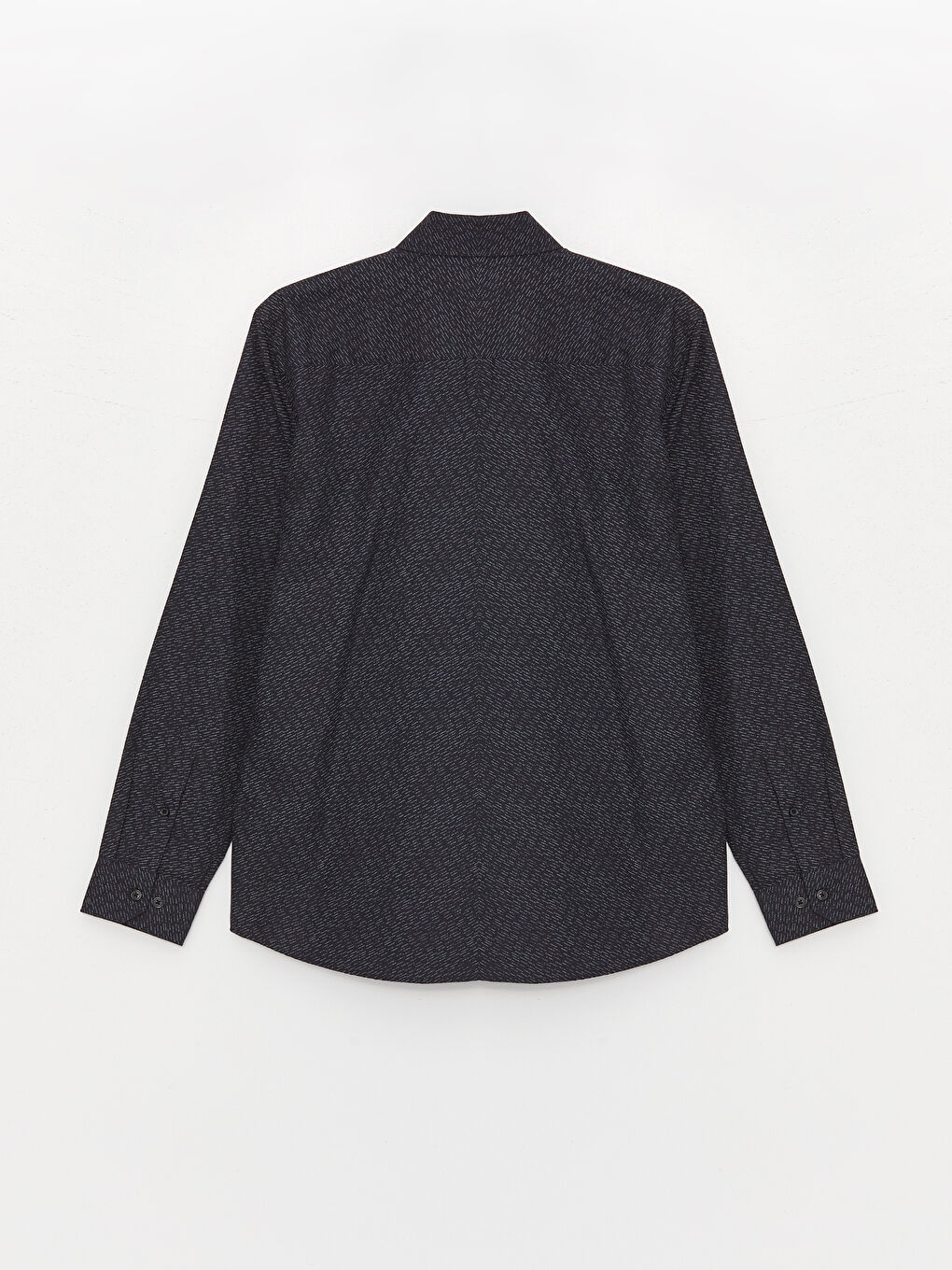 Рубашка Мужская Слим Фит С Длинным Рукавом Узорчатая Твиловая-6