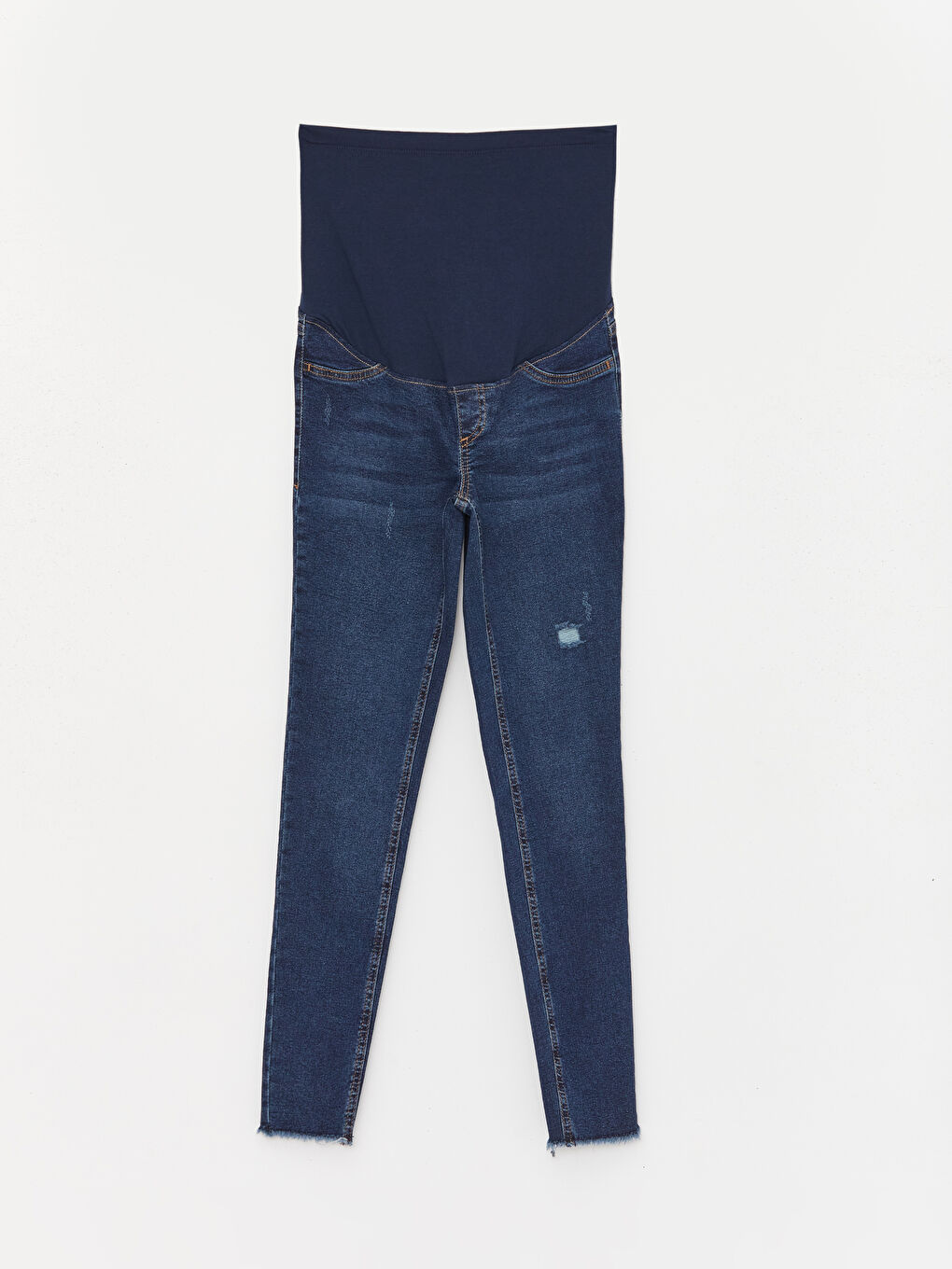 LCWAIKIKI Maternity Koyu Rodeo Karın Panelli Mercury Skinny Fit Hamile Jean Pantolon - 5