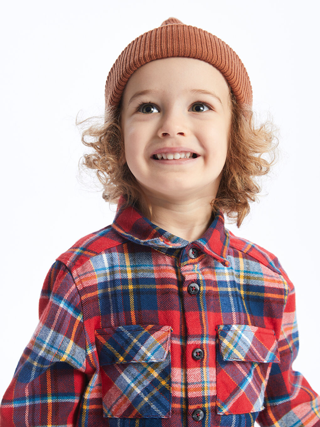 Long Sleeve Plaid Baby Boys' Shirt