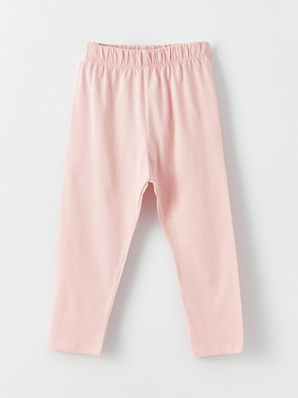 LCW baby Crew Neck Printed Baby Girls' Pyjama Set -W3CV55Z1-CUE