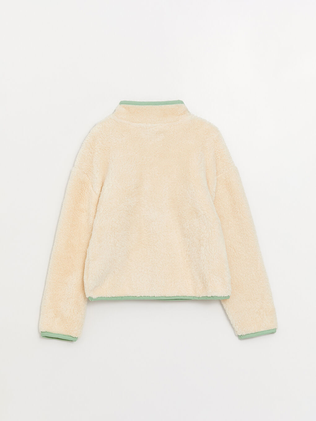 High Collar Long Sleeve Girl's Sweatshirt and Tracksuit Bottoms-5