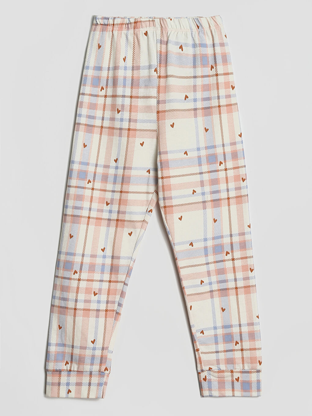 Crew Neck Printed Long Sleeve Girls' Pyjama Set-4