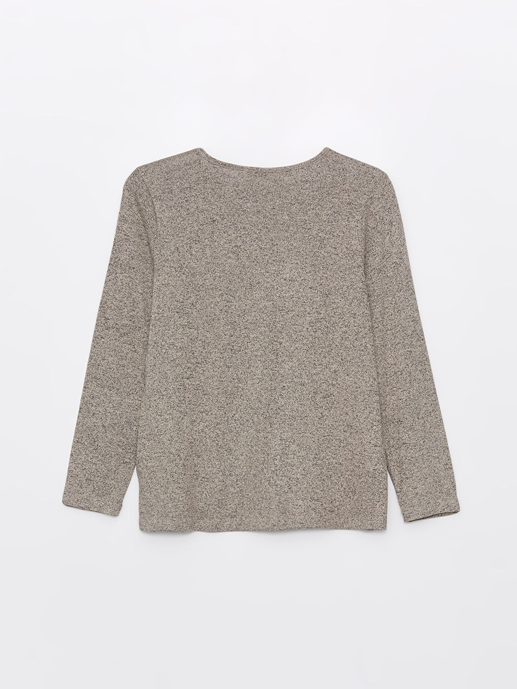 Crew Neck Printed Long Sleeve Women's Blouse-6