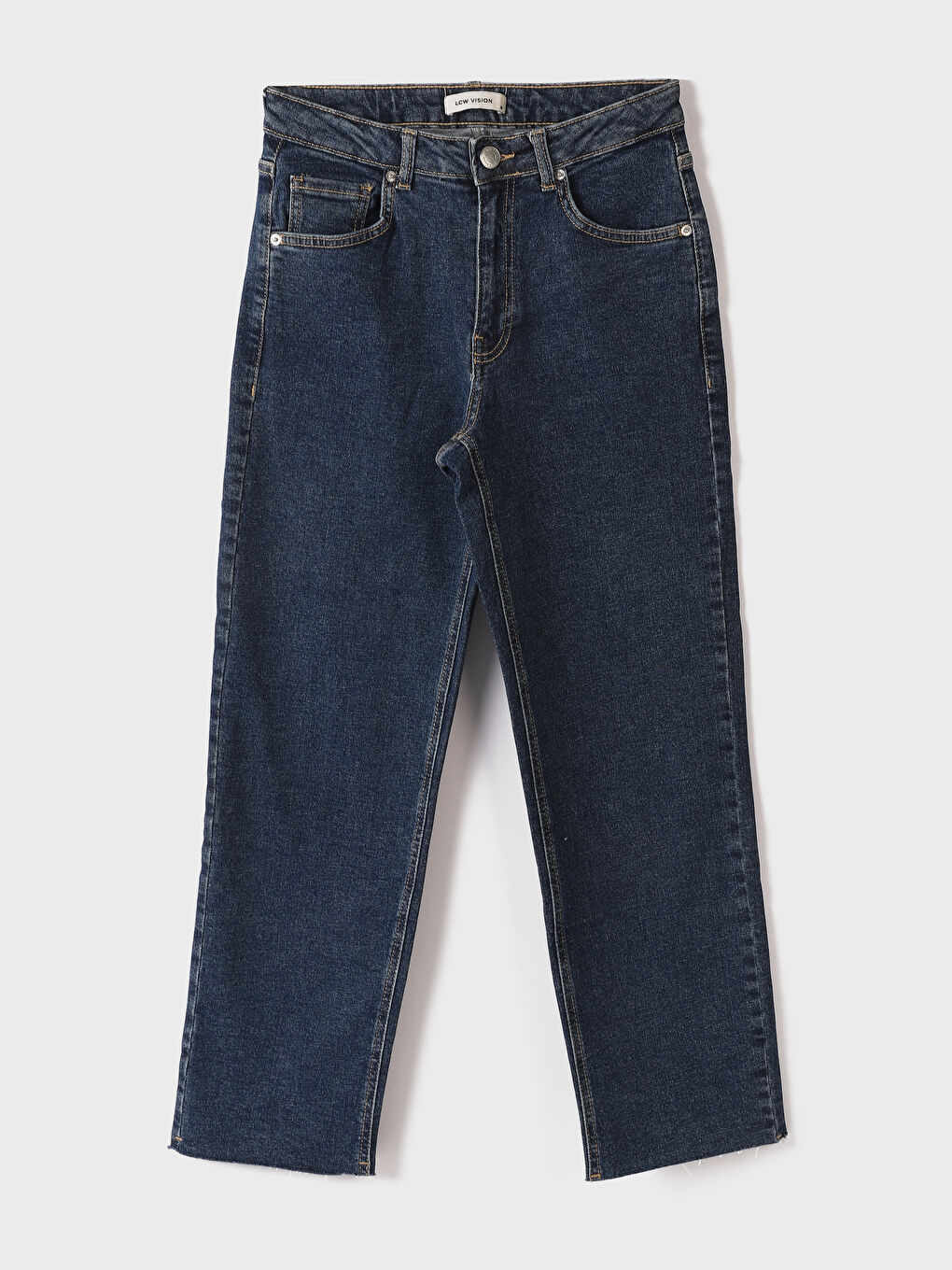 High Waisted Straight Fit Women's Jeans