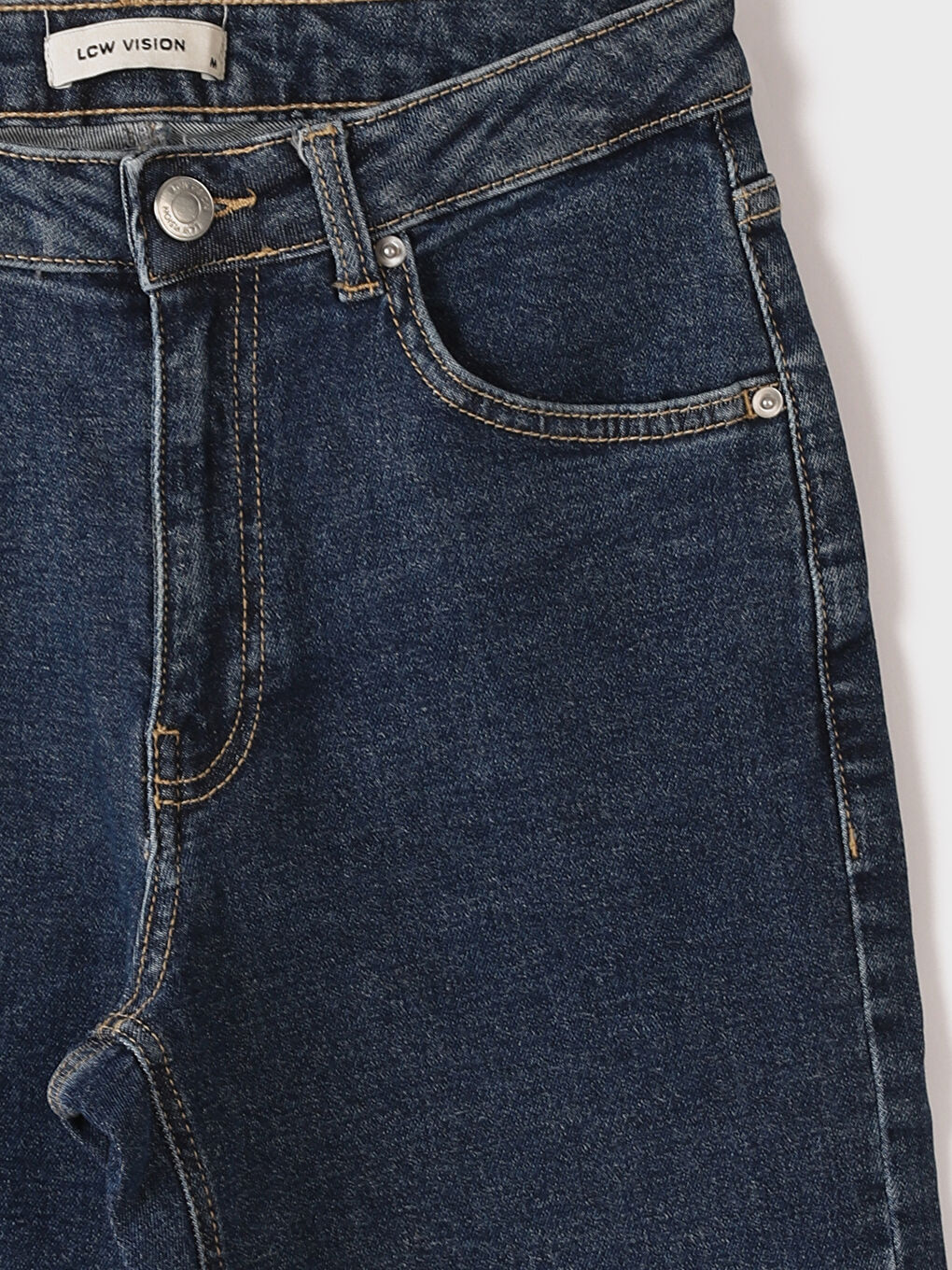 High Waisted Straight Fit Women's Jeans-2