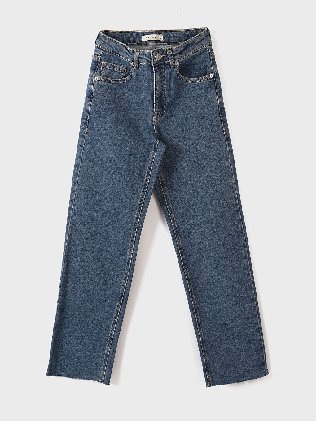 High Waisted Straight Fit Women's Jeans