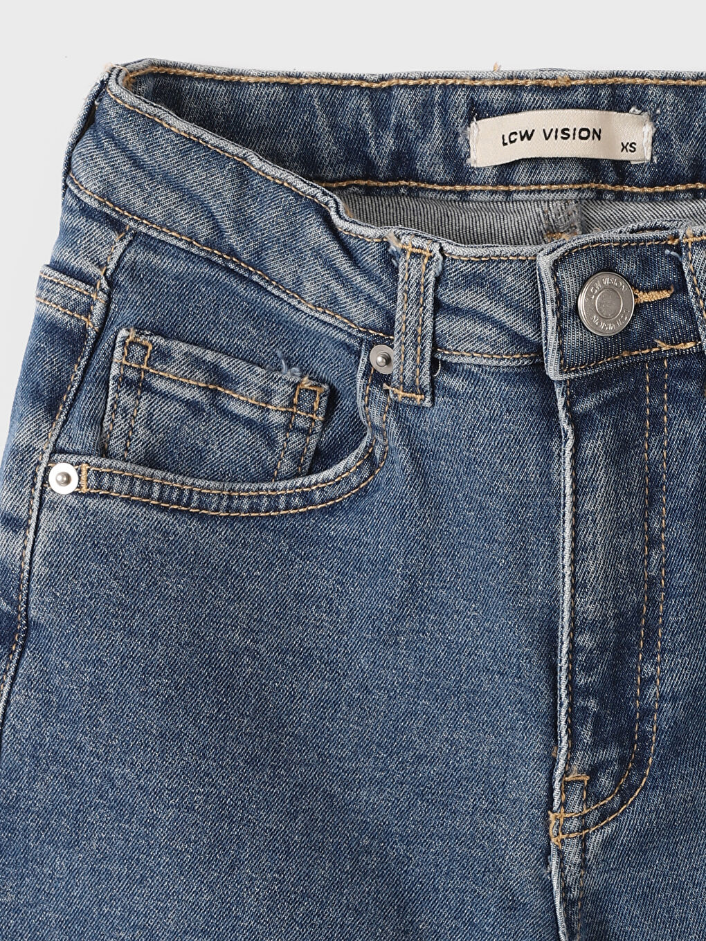 High Waisted Straight Fit Women's Jeans-2