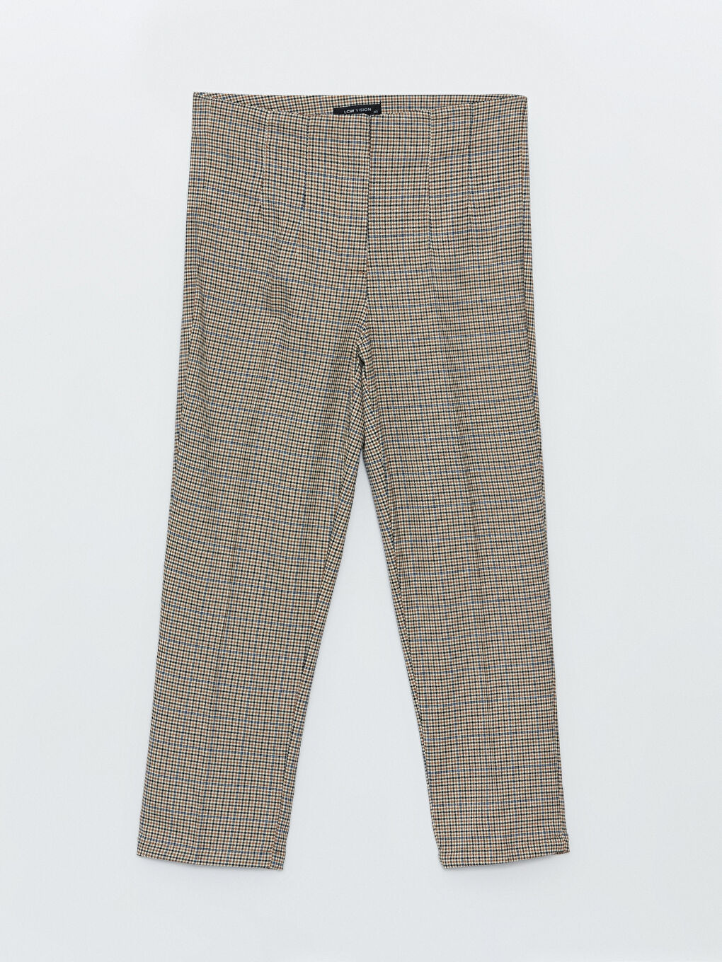 High Waist Carrot Cut Patterned Women's Trousers -W3DB08Z8-LKQ