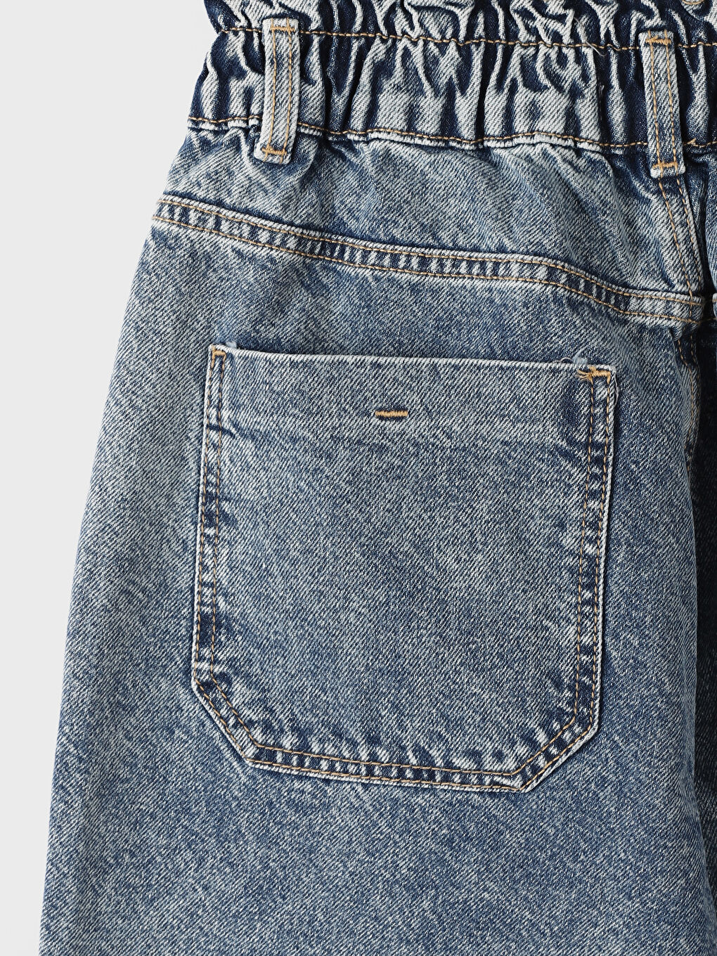 Elasticated Waist Carrot Fit Women's Jeans-1