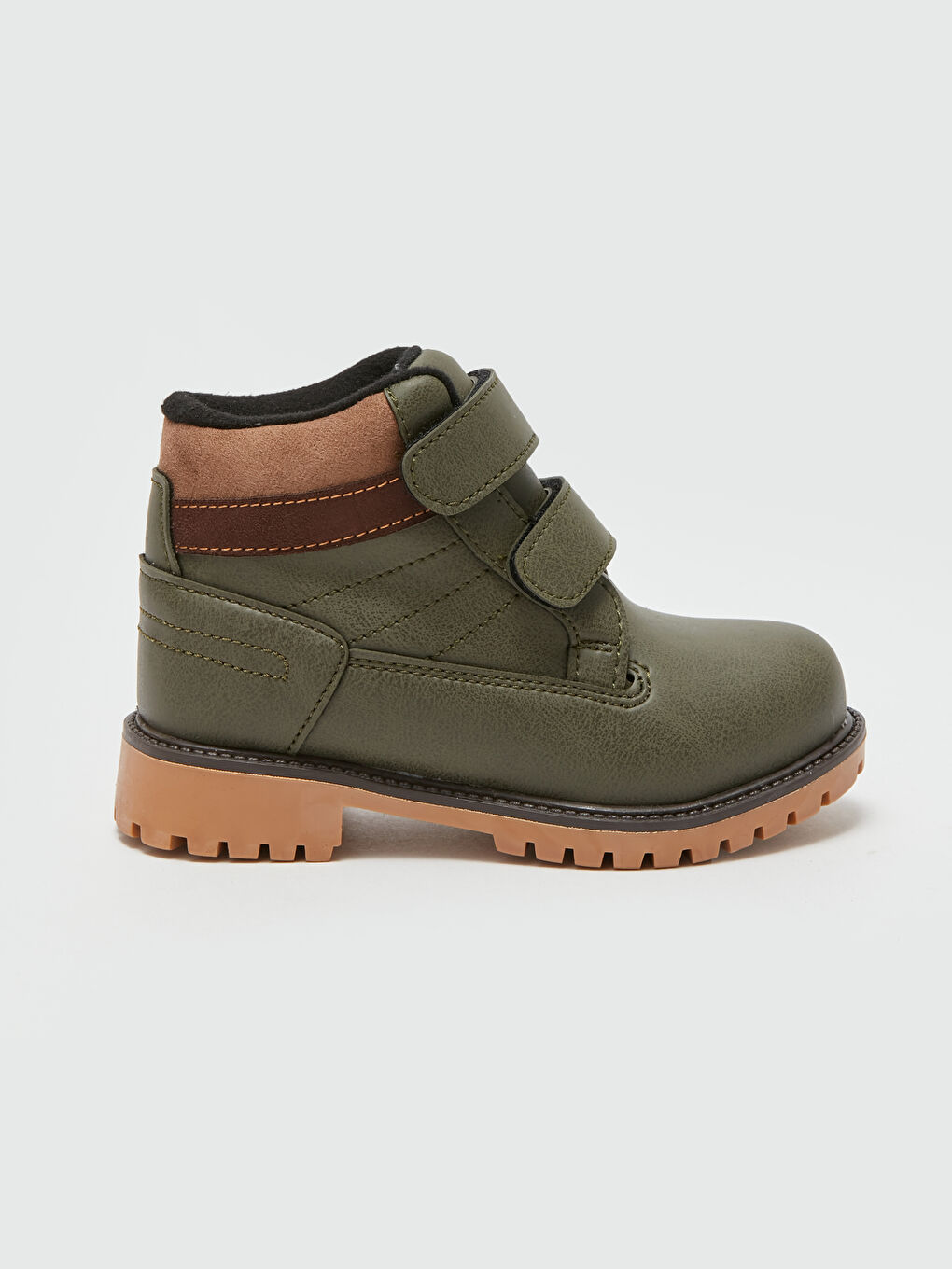 Haki Cırt Cırtlı Erkek Çocuk Bot-1