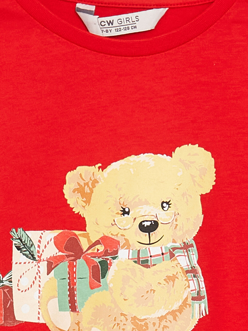 LCW Kids Crew Neck Printed Short Sleeve Girls' T-Shirt -W3DB79Z4-GZX