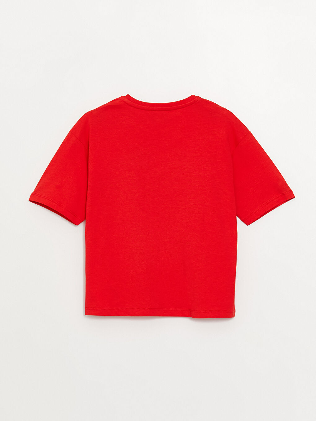 LCW Kids Crew Neck Printed Short Sleeve Girls' T-Shirt -W3DB79Z4-GZX
