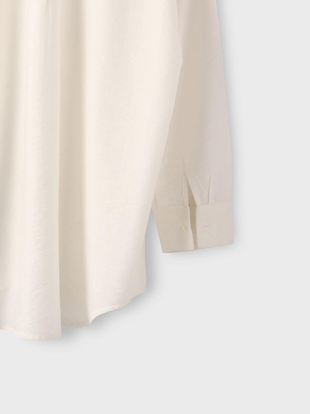 Plain Long Sleeve Women's Shirt-3