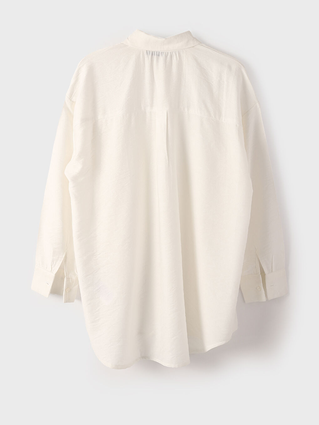 Plain Long Sleeve Women's Shirt-1