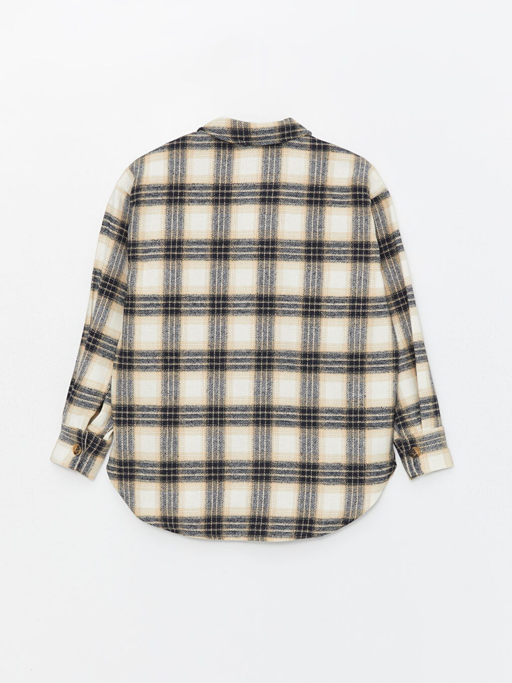 Plaid Long Sleeve Oversize Women's Lumberjack Shirt Jacket -W3DC69Z8-LN6