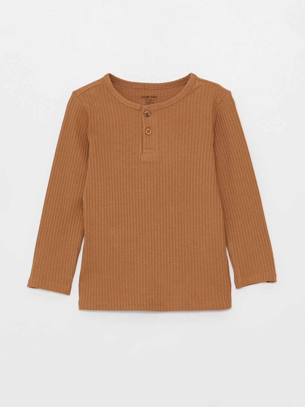 Kahverengi Bisiklet Yaka Uzun Kollu Erkek Bebek Pijama Takım 2'li-10