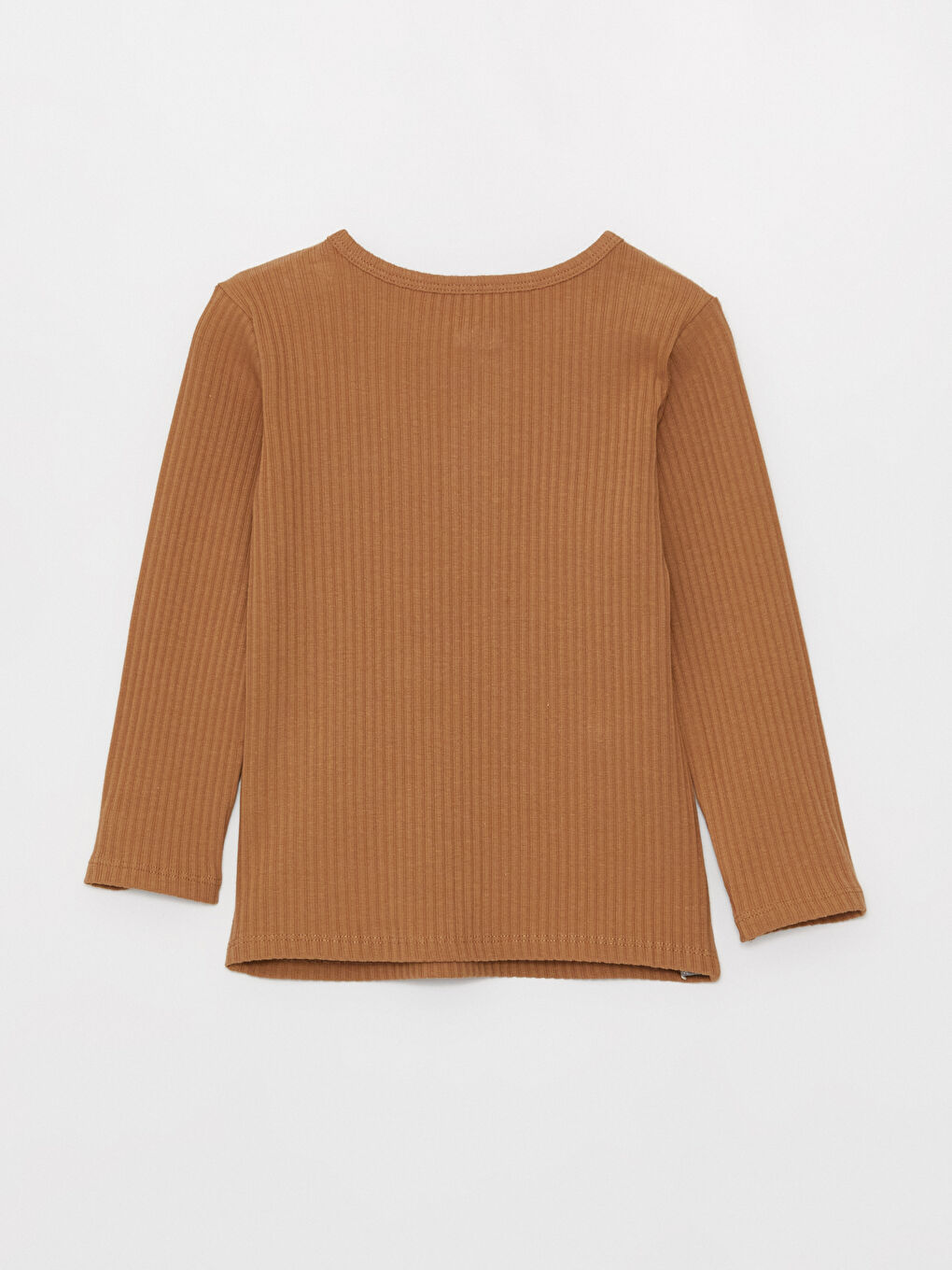 Kahverengi Bisiklet Yaka Uzun Kollu Erkek Bebek Pijama Takım 2'li-12