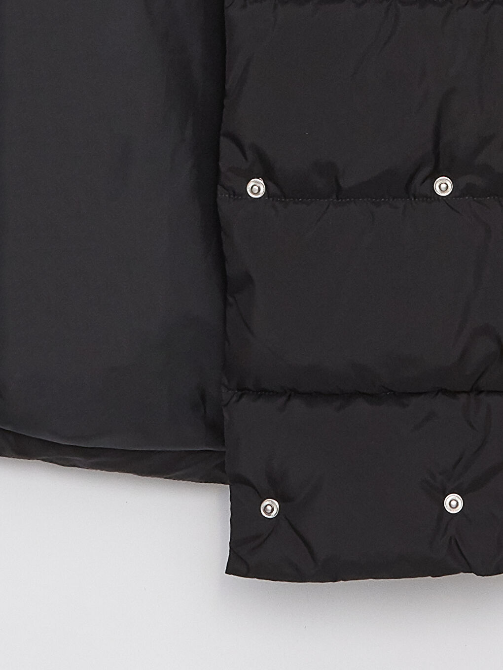 Women's Hooded Plain Puffer Coat-8