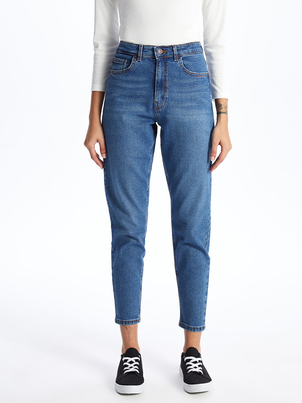 Farmerke visokog struka mama kroj-3