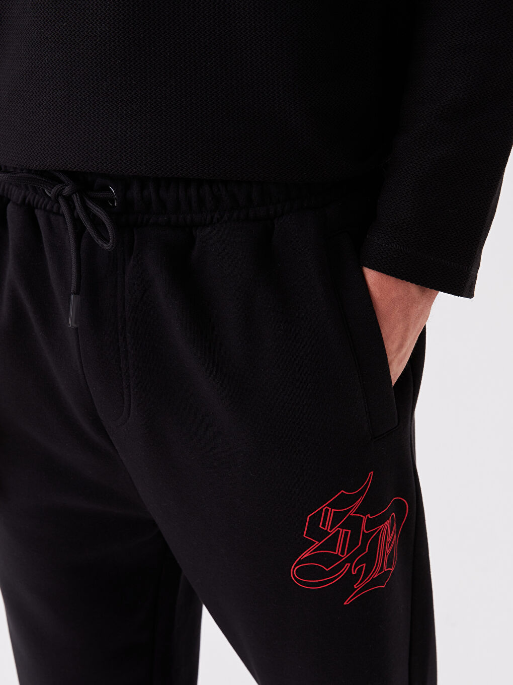 XSIDE Rahat Kalıp Erkek Kalın Jogger Eşofman Altı -W3DD85Z8-CVL