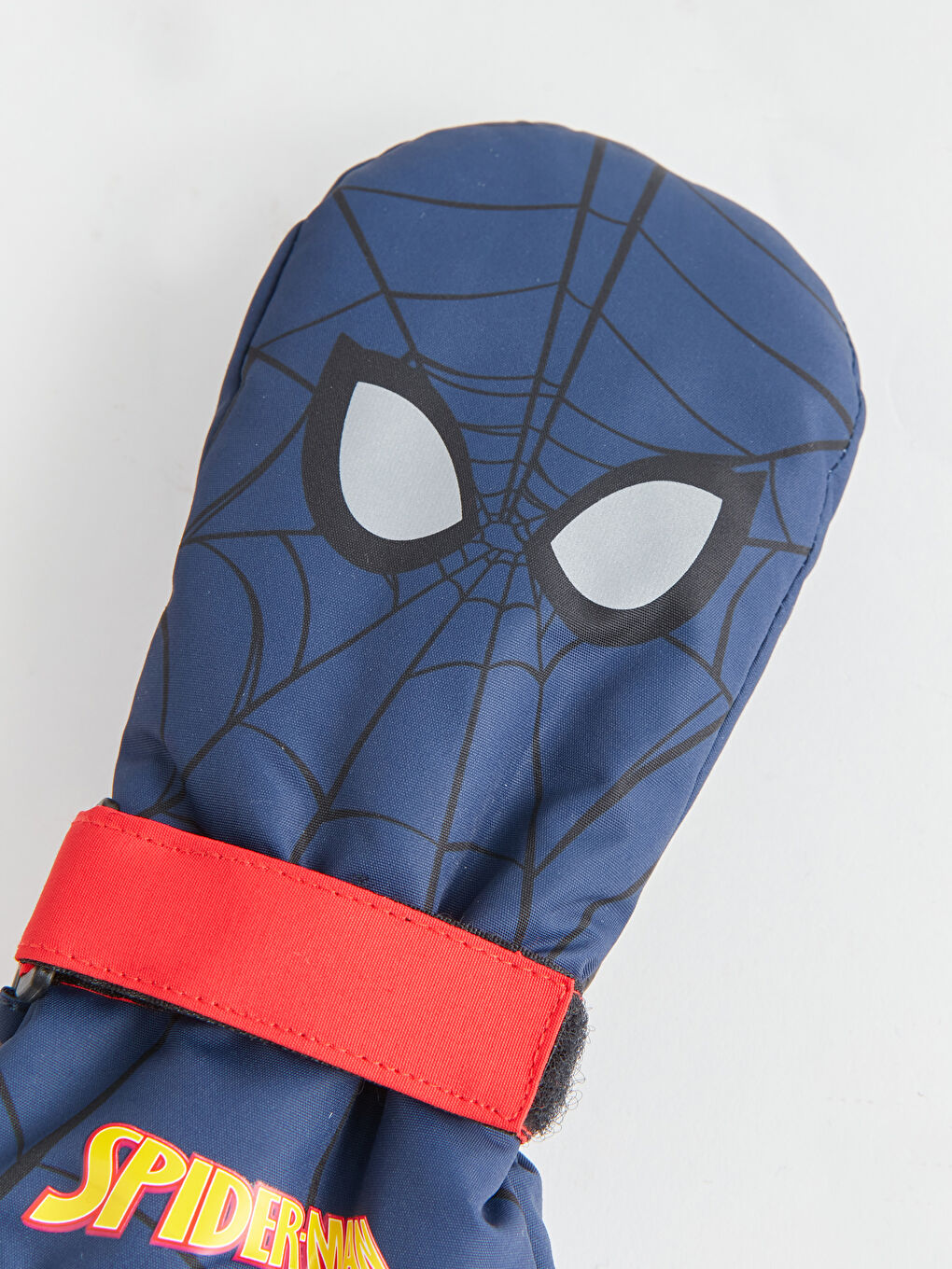 LCW ACCESSORIES Açık Lacivert Spiderman Lisanslı Erkek Çocuk Kar Eldiveni - 1