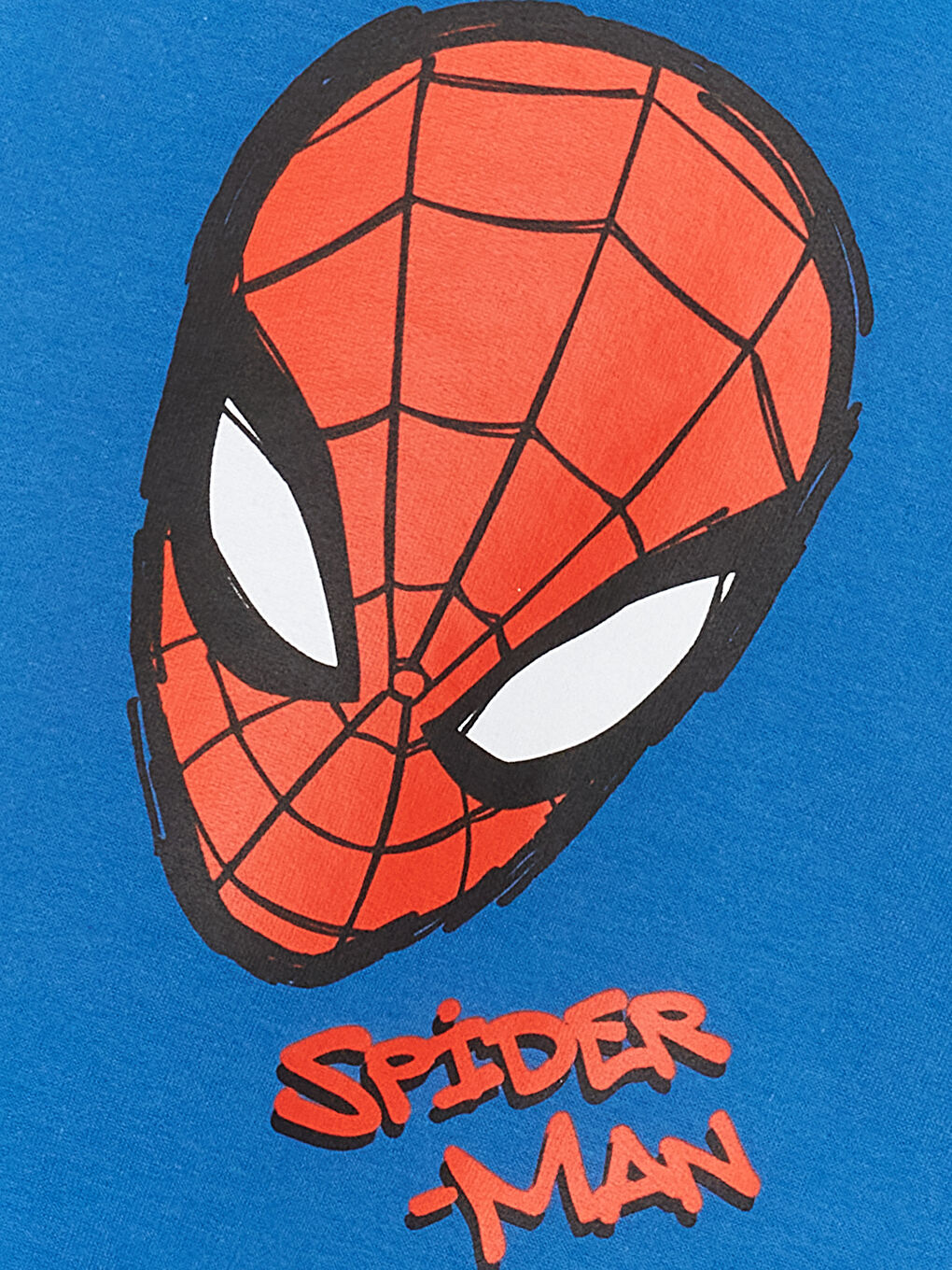 LCW baby Koyu Mavi Bisiklet Yaka Uzun Kollu Spiderman Baskılı Erkek Bebek Sweatshirt - 2