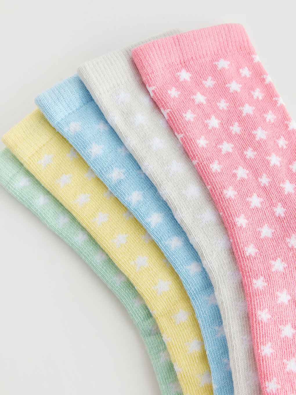 Patterned Girls' Ankle Socks 5 Pack-2