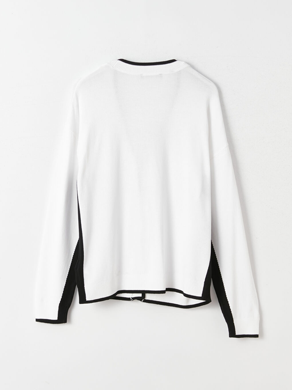 V Neck Color Block Long Sleeve Maternity Cardigan -W3DE48Z8-Q6K