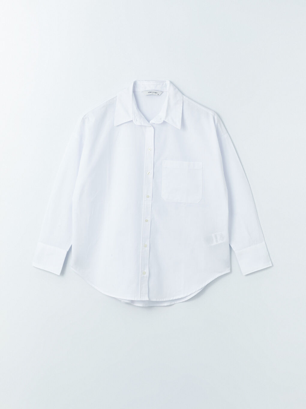 Oversize Poplin Women's Shirt-5