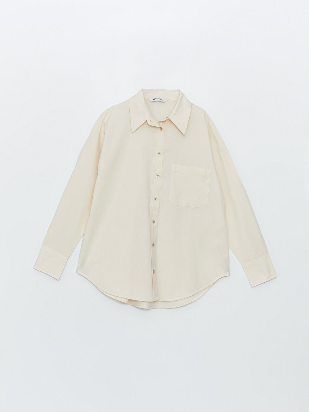 Oversize Poplin Women's Shirt-5