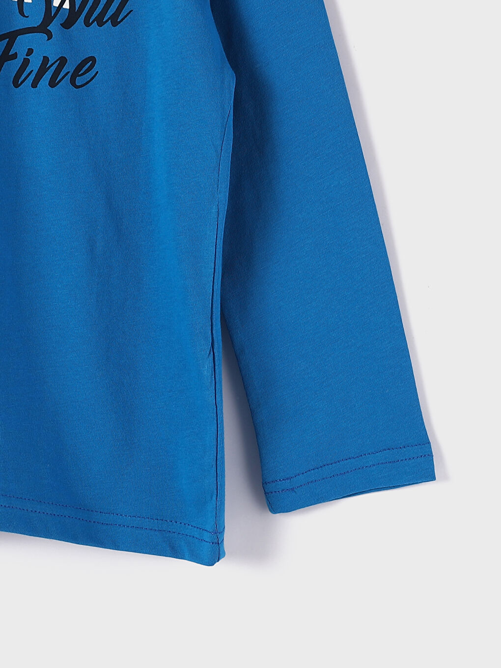 Crew Neck Printed Long Sleeve Boys' Sweatshirt-3