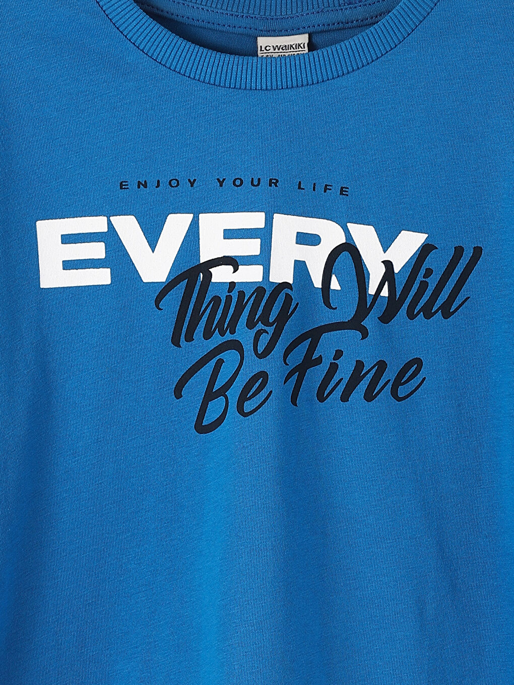 Crew Neck Printed Long Sleeve Boys' Sweatshirt-2