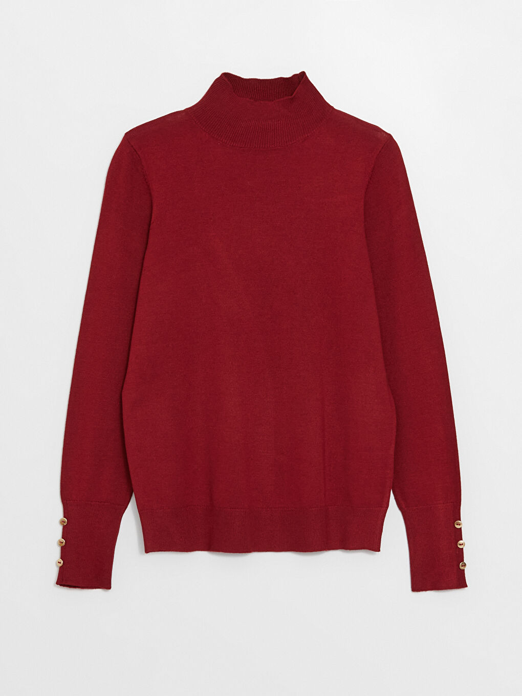 LCWAIKIKI Basic Half Turtleneck Women's Knitwear Sweater -W3DE87Z8-HQG