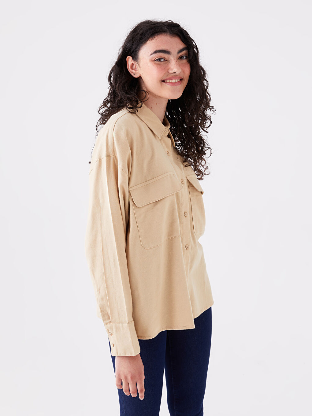 کراس قۆڵ درێژ سادە بۆ ژنان-1