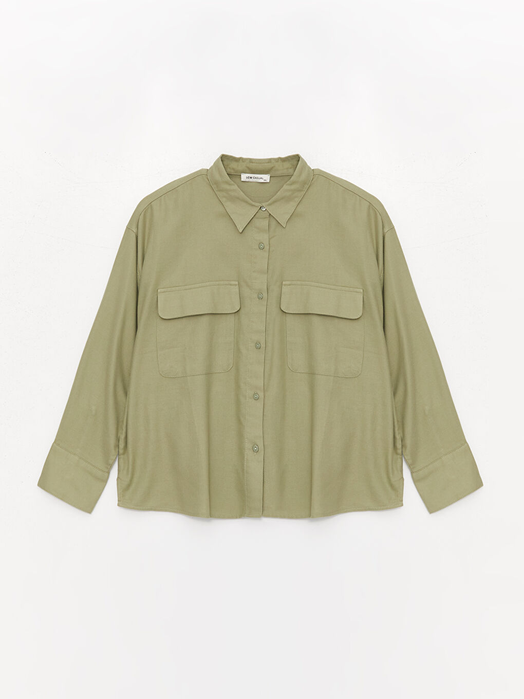 Cămașă Simplă cu Mânecă Lungă pentru Femei