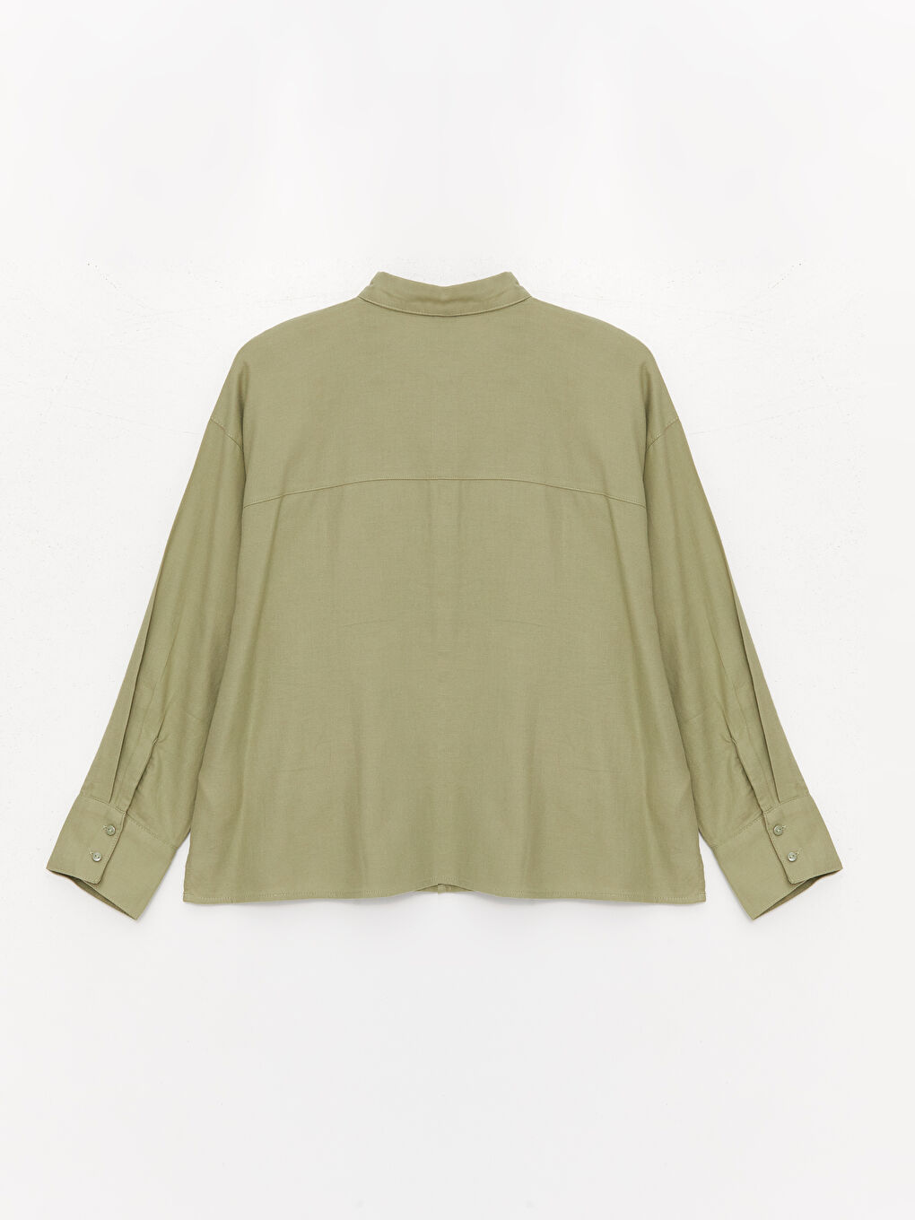 Cămașă Simplă cu Mânecă Lungă pentru Femei-1