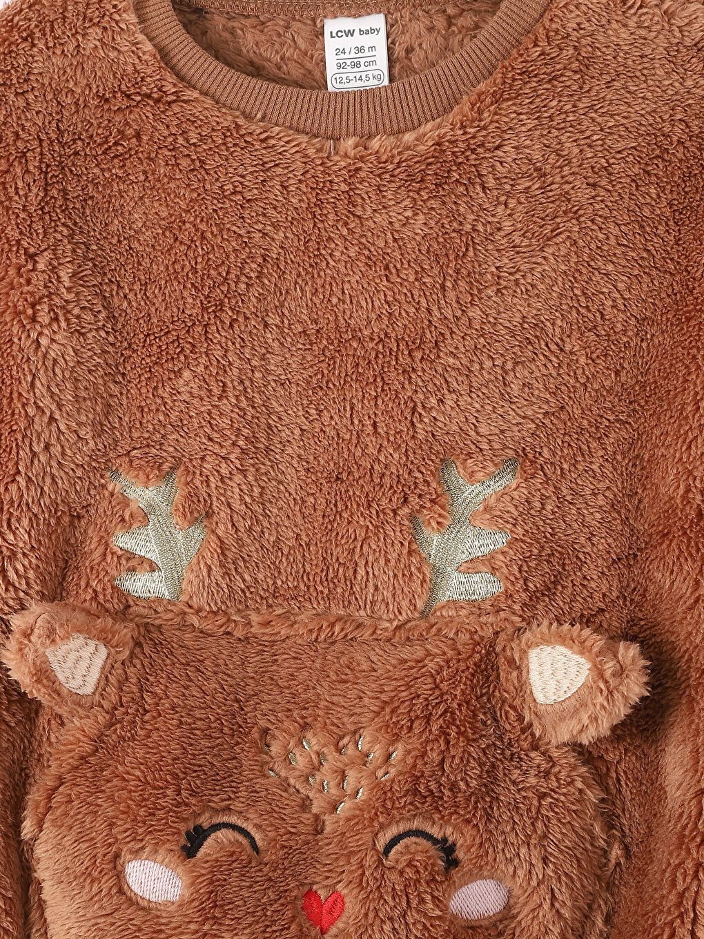 سويت شيرت للبنات الرضع بياقة دائرية-2