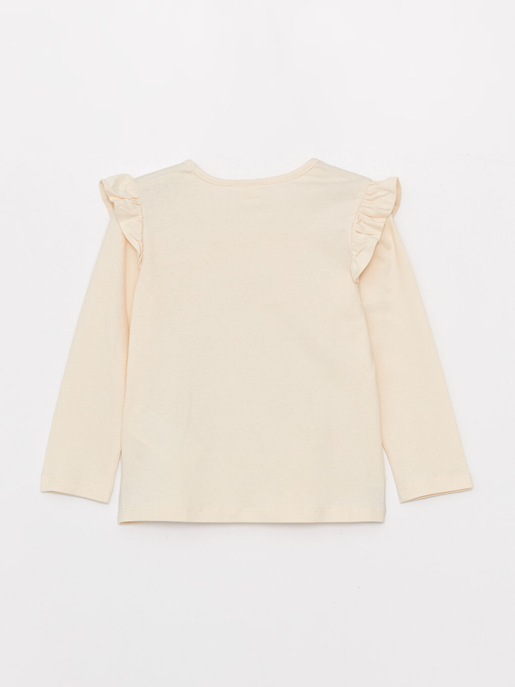 LCW baby Crew Neck Printed Baby Girls' T-Shirt -W3DF79Z1-FRC
