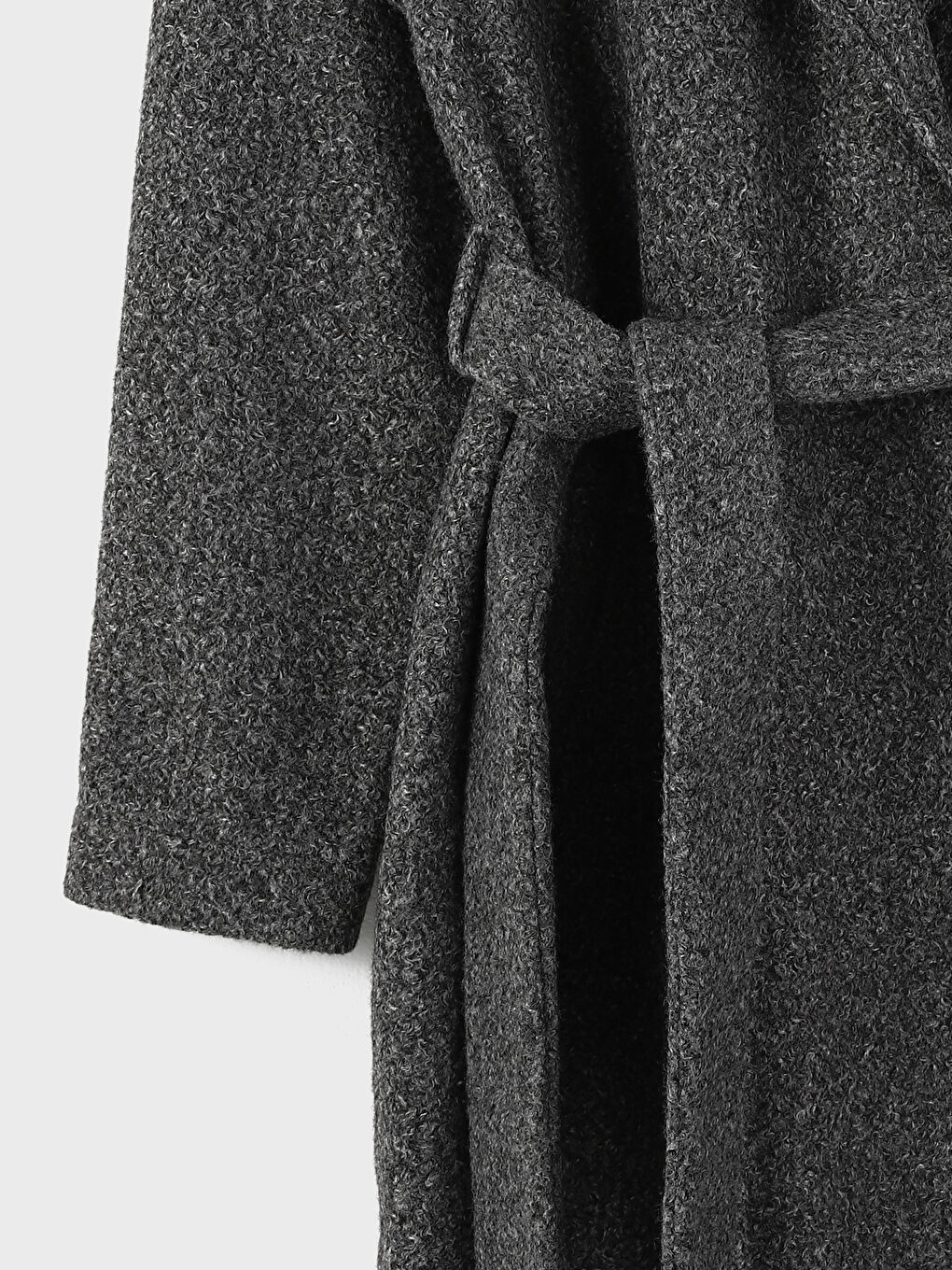 Μπουφάν με Γιακά Μακρυμάνικο Παλτό για Γυναίκες-3