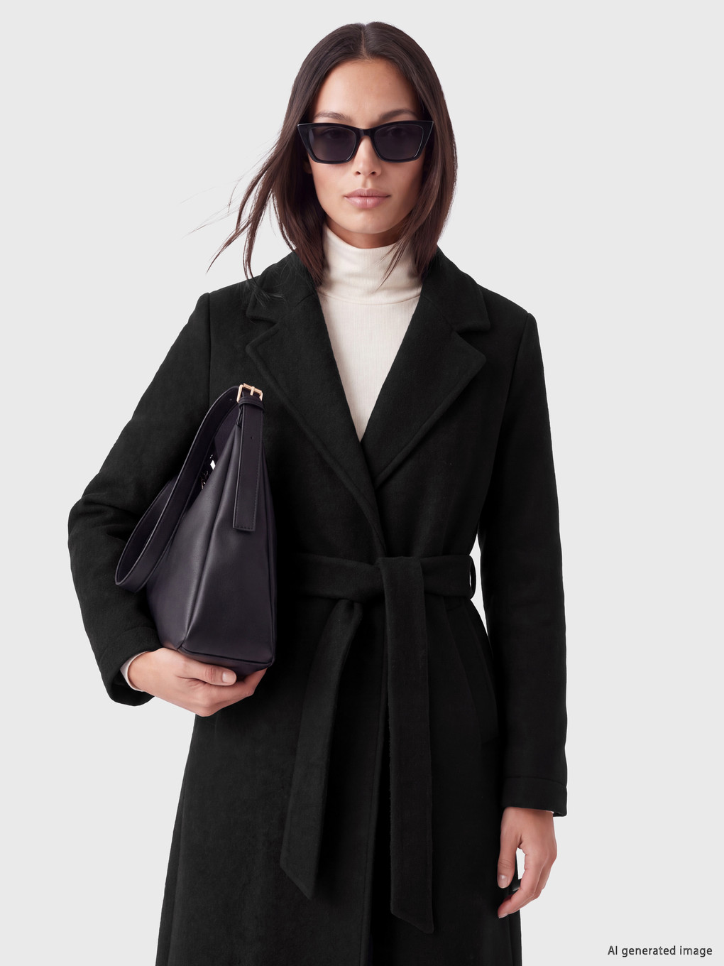 Belted Women's Cachet Coat-1