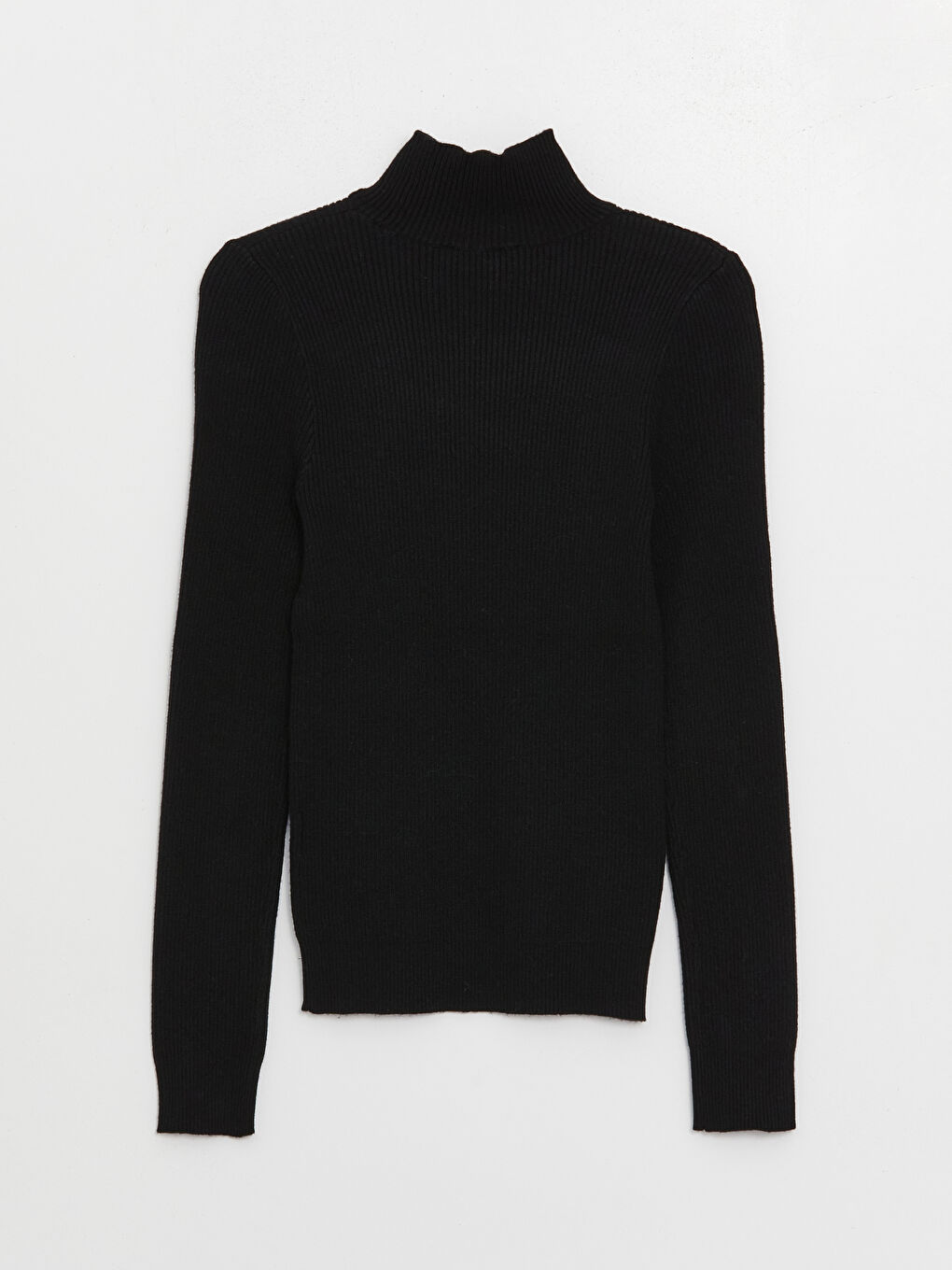 Пуловер с половин поло яка, с шарки, дълъг ръкав, за жени, трико-6