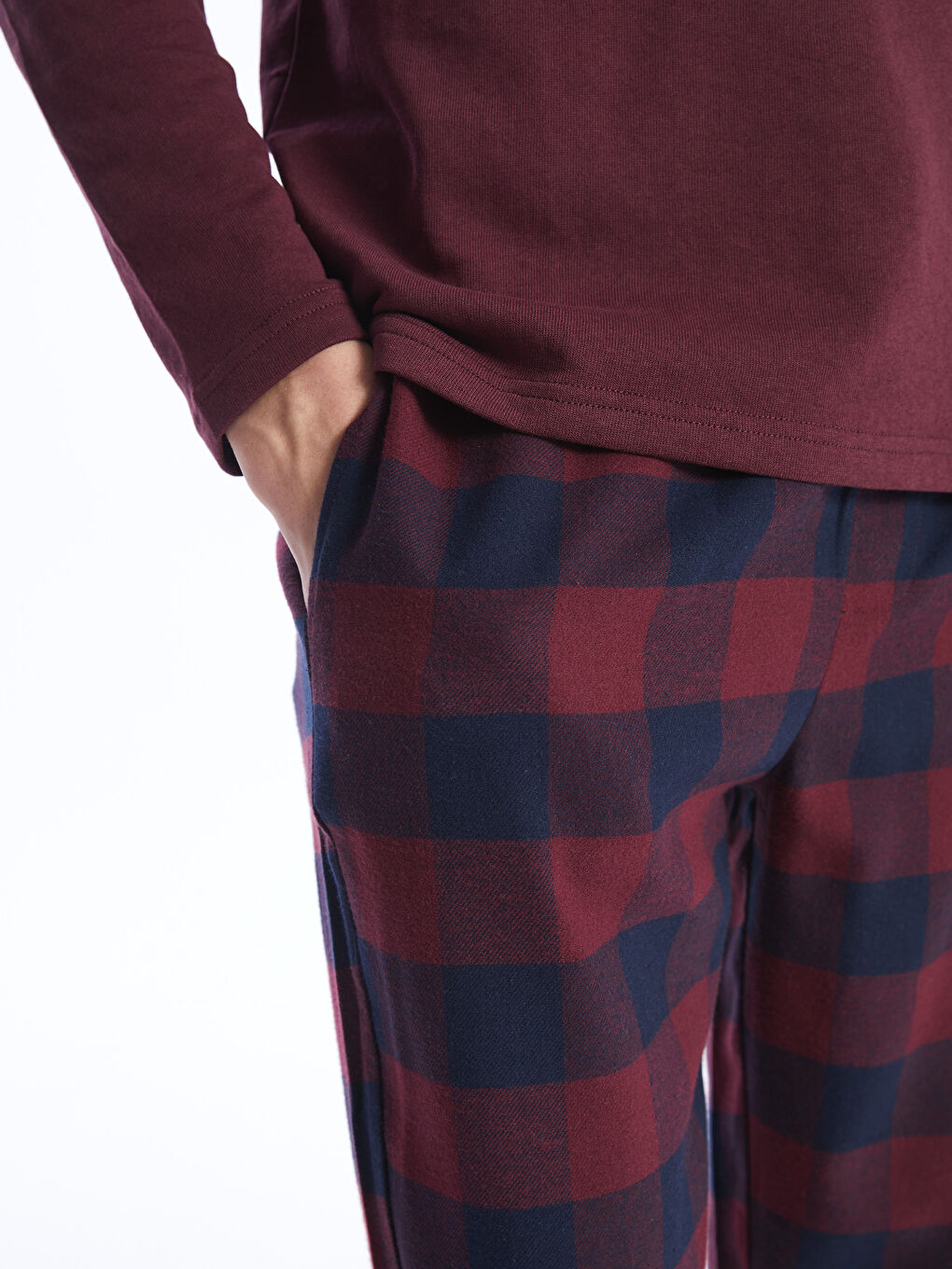 стандартты пішім ерлерге арналған пижама жинағы-3