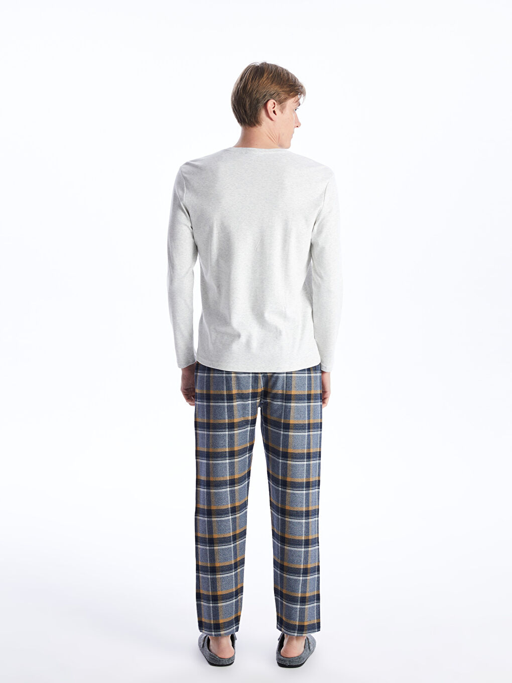 Pyjama-Set für Herren in regulärer Passform-4