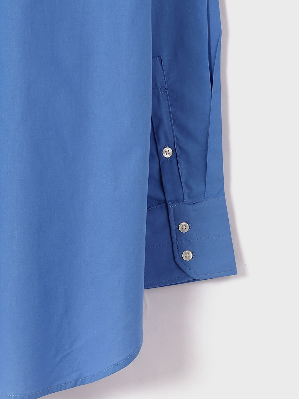 Plain Long Sleeve Oversize Women's Shirt-3