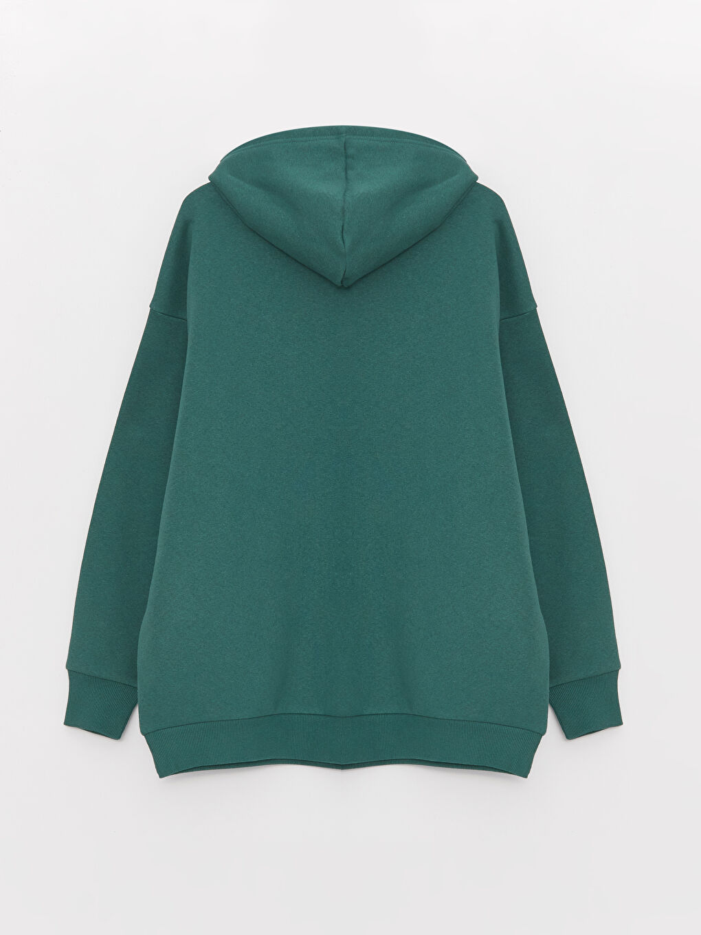 XSIDE Yeşil Baskılı Uzun Kollu Oversize Kadın Hoodie - 6