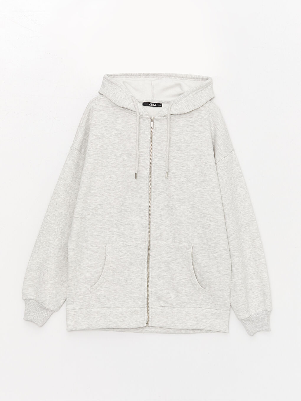 Hooded Oversize Women's Thick Zipper Sweatshirt -W3DH85Z8-JMD