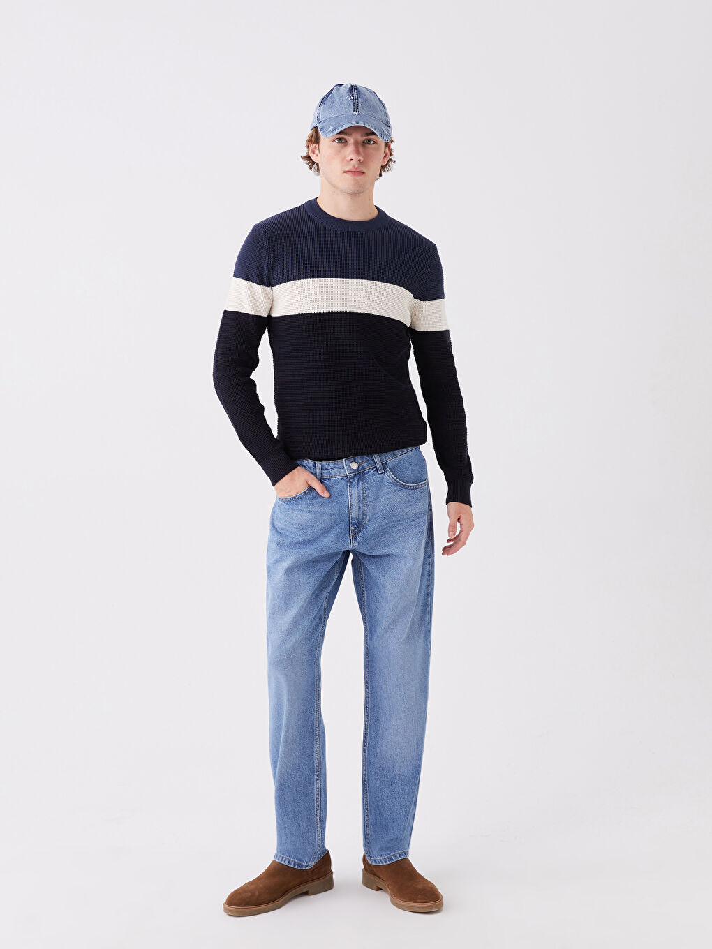 LCW Casual Açık İndigo Rodeo 700 Straight Fit Erkek Jean Pantolon